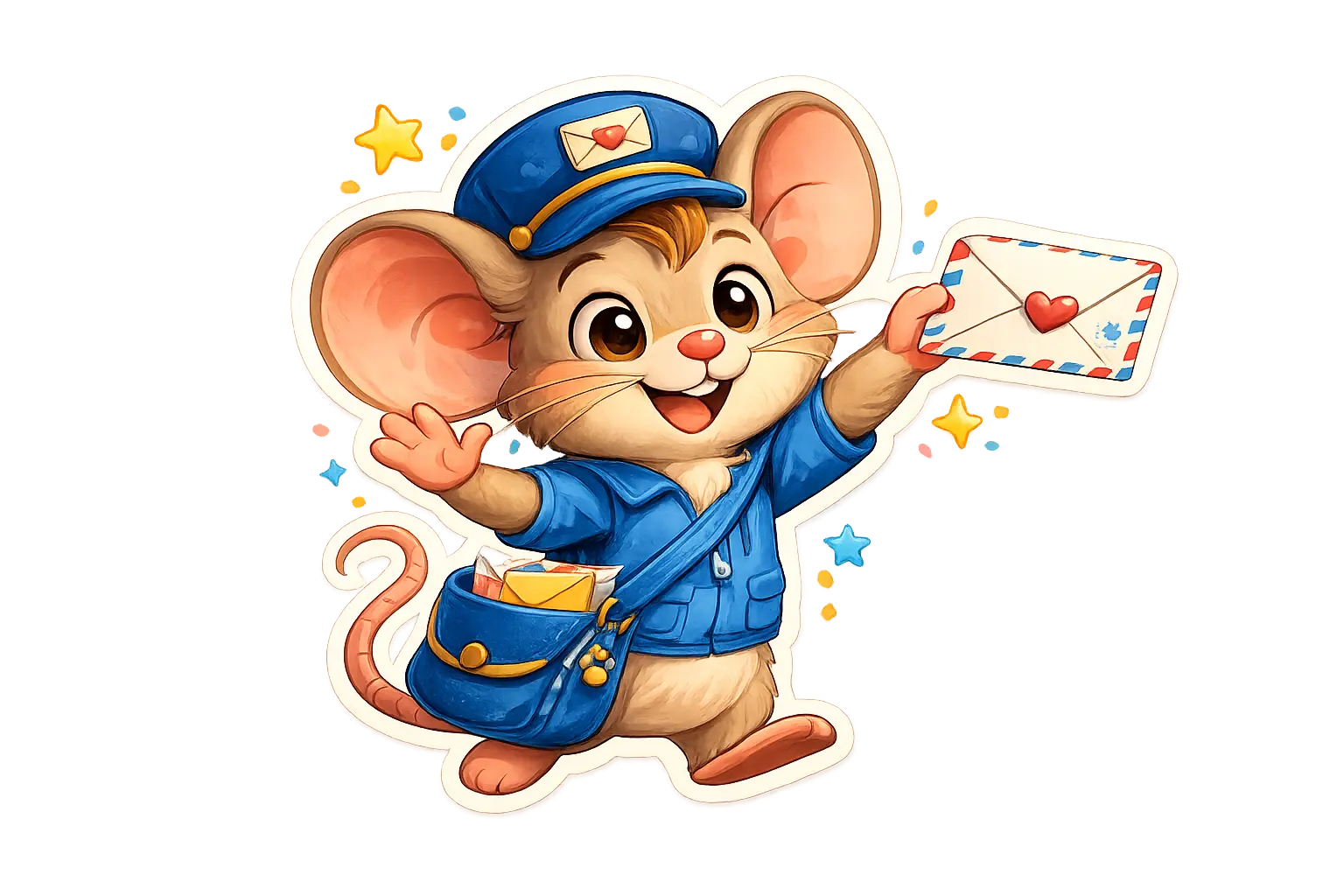 Milo the Mail Mouse — Chief Story Delivery Officer
